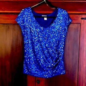 DNKY Glittery New Year’s Eve Party Shirt